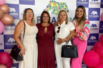 Foto - Vereadores de Riacho da Cruz participaram da comemoração alusiva ao Dia da Mulher na FECAM/RN