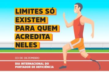 Dia Internacional da Pessoa com Deficiência.